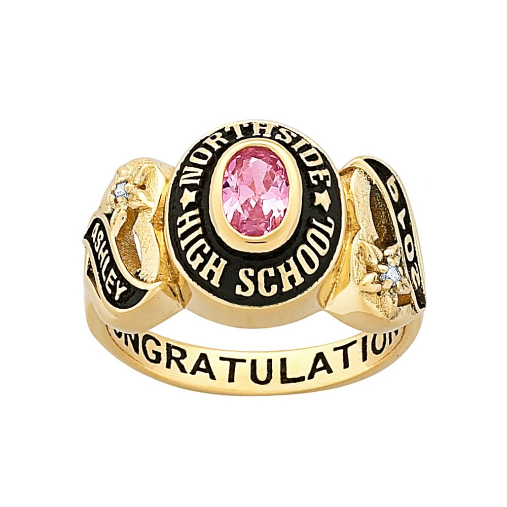 Freestyle Class Rings Personalized Women's Yellow Celebrium