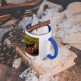 thumbnail image 5 of 3dRose, Spotted hyena, Ngorongoro Conservation Area, Tanzania., 11oz Two-Tone Blue Mug, 5 of 7
