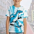 thumbnail image 2 of Boy Clothes DinosaurT Shirts for Boys Short Sleeve Boys Shirts Baseball Tops 3T Boy Pajamas, 2 of 6