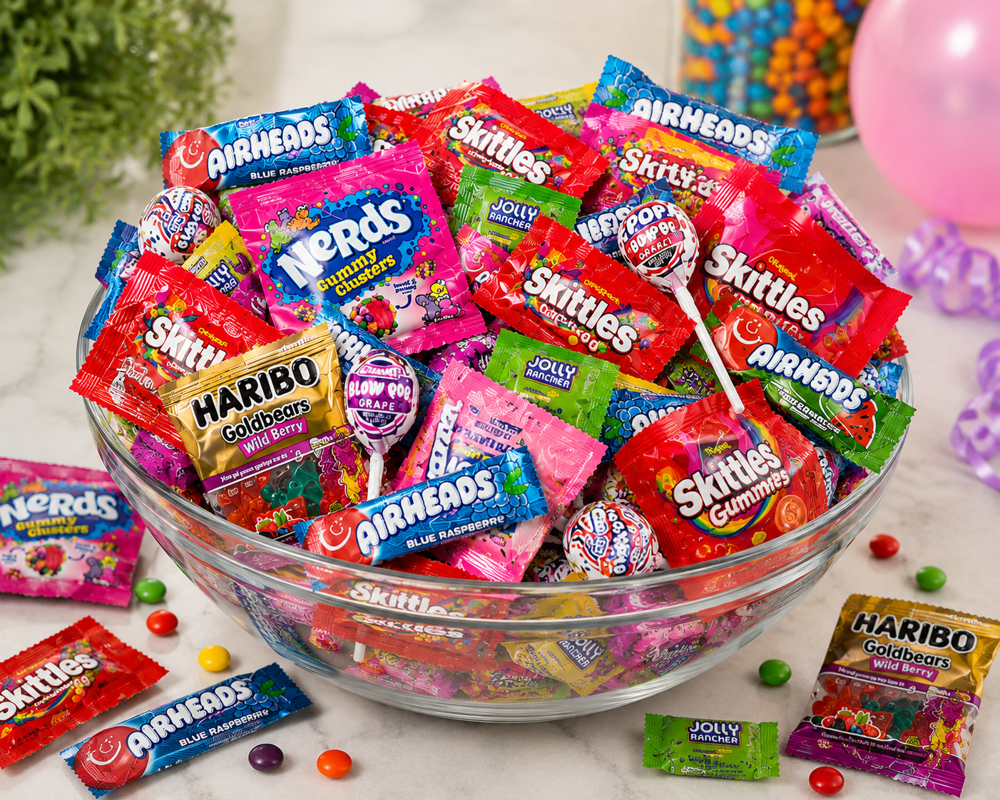 Pinata Candy Mix- Assorted Candy Variety Pack - 4 lb - Bulk Candy Individually Wrapped - Piñata Candy - Sour Candy, Bubble Gum, Fruity Candy, Chewy Candy -  Candy Bulk Individually Wrapped