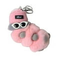 thumbnail image 1 of stanreset Key Chain Caterpillar Pendant Cartoon Ornament Fashionable Pink Pink, 1 of 6
