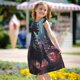 thumbnail image 5 of Fotbe Urban Mechanical Dragon Vestido de Dormir para Niñas de 3 a 10 Años, Mangas Cortas, Estilo Princesa, Pijama Camisón con Mangas Voladas-X-Large, 5 of 6