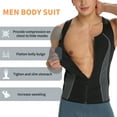thumbnail image 5 of QRIC Men's Tank Top Shirt Vest Slimming Bodyshaper Tight Tank Top Tummy Control Gridle Sweat Hot Sauna Tank Top, 5 of 6