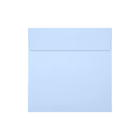 LUXPaper Square Peel & Press Invitation Envelopes, 5 1/2 x 5 1/2, Baby Blue, 250 Pack