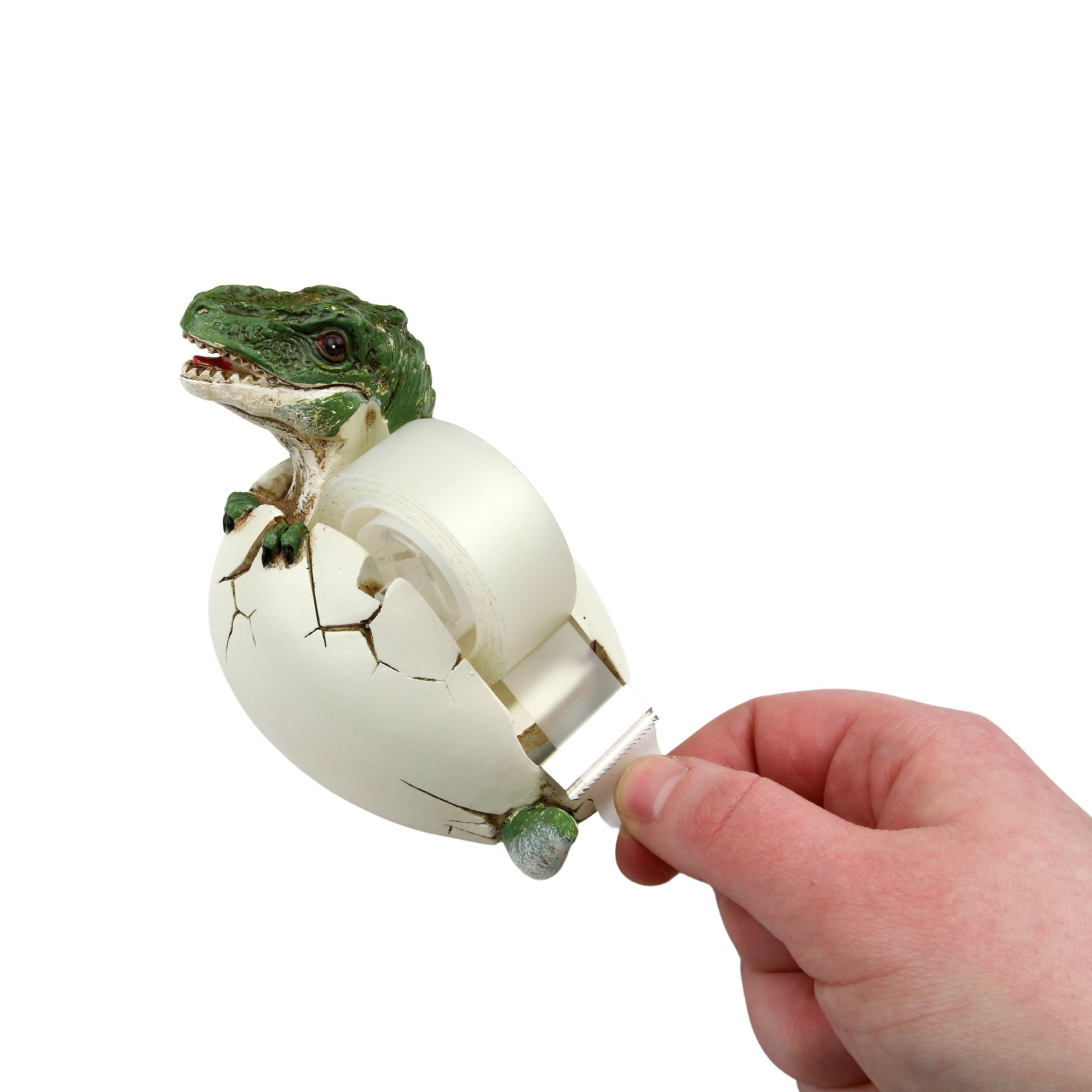 Hatching Dinosaur Tape Dispenser, Office Supplies and Gifts, 6 Inch x 5 Inch x 4 Inch