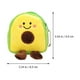 thumbnail image 3 of Monedero de felpa con forma de aguacate de 4 piezas Monedero encantador Monedero elegante para niña, 3 of 5