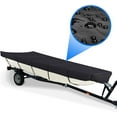 thumbnail image 5 of waltyotur Waterproof Heavy Duty Trailerable Jon Boat Cover Replacement for Jon Boat 18ft Long and Beam Width up to 75inch, 5 of 6