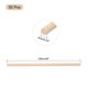 thumbnail image 2 of Uxcell 50pcs Palitos de Madera Redondos 1/4"x6" Varilla de Dowel Sin Acabado Palito de Madera Dura Ramitas para Manualidades DIY, 2 of 6