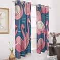 thumbnail image 2 of Flamingo Blackout Curtains for Bedroom Curtains Insulated Room Darkening Window Drapes for Living Room, 2 of 7