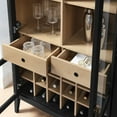 thumbnail image 2 of Modway Nolan Arched Bar Cabinet in Black, 2 of 10