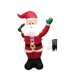 thumbnail image 5 of accesorio de santa claus,Papá Noel inflable navideño con luz,Decoración al aire libre Patio Decoración navideña Parque Patio trasero,Decoración navideña de PVC con dibujos animados,Patio, 5 of 8