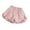 Hot Pink, variant on KAUOD Girls Kids Flower Print Shorts Elastic Waist Athletic Short Pants Toddler Ruffle Ruched Trendy Soft Boxer Pants Clothes