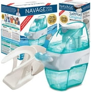 Navage Nasal Hygiene Essentials Bundle: Navage Nose Cleaner, 40 SaltPod Capsules, and Countertop Caddy. 126.90 if Purchased Separately, You Save 26.95. for Improved Nasal Hygiene.