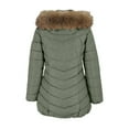 thumbnail image 5 of iHPH7 Long Puffer Coat Women Winter Parka for Women Hooded Jacket Women Womens Winter Clothes Thick Winter Coats for Women Winter Coats for Women Winter Jackets for Women Green L, 5 of 9