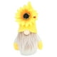 thumbnail image 1 of Gnomos de peluche amarillos con forma de girasol, relleno decorativo de tela que representa la primavera de la suerte, muñeco sin rostro para adorno del hogar amarillo., 1 of 14