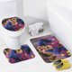thumbnail image 3 of Pedri Juego de 3 alfombras de baño de coral fleece: tapete de baño + alfombra de inodoro en forma de U + funda de tapa de inodoro en forma de O, 3 of 6
