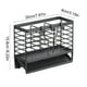 thumbnail image 3 of Organizador de fregadero de cocina con soporte para cuchara, soporte para esponja, escurridor, herramienta de almacenamiento compacta para encimera de baño, diseño ventilado, fácil limpieza, base ant, 3 of 6