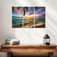thumbnail image 2 of Elephant Stock Lanikai Beach Wall Art - Horizontal Multi Panel Canvas - Living Room Wall Decor - Beach Multi Panel - Blue And Teal Decor - 23" x 14", 2 of 4
