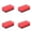 Red(4Pcs), variant on PPKVUFD 1 Pcs Chalkboard Eraser, Chalk Eraser Chalk Board Chalkboard Erasers Dust Free for Blackboard Dry Whiteboard Magnetic Reusable for Markers, Home and Office (Blue)