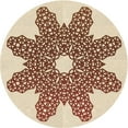 thumbnail image 1 of Ahgly Company Machine Washable Indoor Round Transitional Golden Blonde Gold Area Rugs, 3' Round, 1 of 7