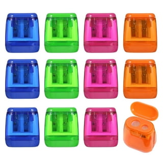 School Smart Plastic Pencil Sharpener 24 Pieces Assorted Colors