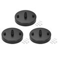 thumbnail image 5 of Kit de Plafón de Lámpara de Techo Uxcell de 100 mm Negro con Agarre de Cable Negro 3Pack, 5 of 5