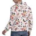 thumbnail image 6 of Sikiie Rose Flowers Men's Hoodie, Essentials Hoodie, Sweatshirt, Pullover Hooded Sweatshirt for Men-XX-Large, 6 of 7