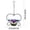 Purple, variant on Hanging Bird Feeder for Outdoor - Flower Bird Water Bowl with Heart Shape Hanging Circle, Bird Feeders for Outside, Garden, Lawn Yard Decor (1PC, Orange)