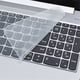 thumbnail image 2 of Cubierta del teclado universal para 13in 14in portátil portátil con teclado numérico Teclado delgado protector de teclado de silicona de la piel transparente, 2 of 8