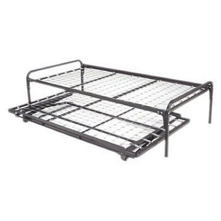 Twin Size Metal Day Bed (Daybed) Frame & Pop up Trundle ...