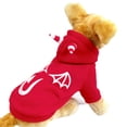 thumbnail image 1 of Dog spring, autumn and winter clothes Pet feet warm sweater Pet clothes Dog devil sweater, 1 of 5