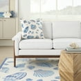 thumbnail image 3 of Nourison Low Tide 20" x 20" Blue Indoor/Outdoor Washable Throw Pillow, 3 of 5