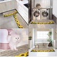 thumbnail image 6 of Sunflower Anti-Fatigue Kitchen Rug Set of 2 Board Wood Flower Farmhouse Vintage Cushioned Kitchen Floor Standing Mat Waterproof Non-Slip Kitchen Mat and Rugs PVC Ergonomic Comfort Foam Rug, 6 of 6