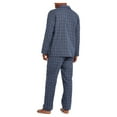 thumbnail image 2 of Hanes Men’s and Big Men’s Long Sleeve Long Leg Woven Pajama Set, 2-Piece, 2 of 2
