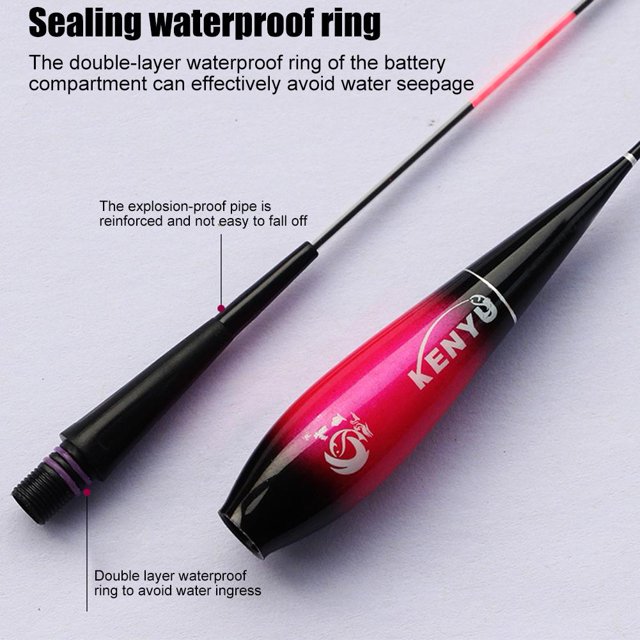 Flotadores electrónicos Luminous Bite Hook Bobbers Glow Boya Aparejos de pesca (KY-09) Ehuebsd Para estrenar