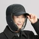 thumbnail image 5 of Gorro Ushanka para hombre con orejeras, gorro de caza cálido a prueba de viento para invierno, gorro para esquiar y nieve, 5 of 9
