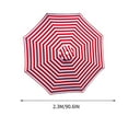 thumbnail image 3 of 7.5Ft 8 Ribs Patio Umbrella Canopy, Universal Replacement Patio Umbrella Cover, Patio Umbrella Replacement Canopy Outdoor Sun Shade Cover UV Protective Water Resistant Umbrella Cloth D, 3 of 4