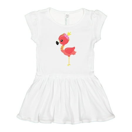 

Inktastic Princess Flamingo Crown Cute Flamingo Flowers Gift Toddler Girl Dress