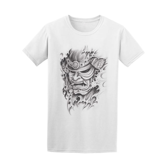 Pencil Drawing Samurai Men's Tee - Image by Shutterstock