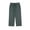Dark Gray, variant on Women's Plus Size Elastic Waist Ankle-Length Pants, Soft Cotton Linen Blend for Everyday Casual with Pockets