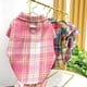 thumbnail image 5 of Ropa de moda para perros, camisa clásica a cuadros para perros, chaleco de otoño para cachorros, camisa suave y adorable para gatos, disfraces para mascotas, suministros para perros Chihuahua Yorkies, 5 of 5