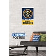 thumbnail image 2 of NBA Denver Nuggets - Logo 18 Wall Poster, 14.725" x 22.375", Framed, 2 of 5