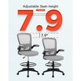 thumbnail image 3 of BestOffice Ergonomic Office Chair, Lumbar Support, Swivel Rolling for Men, Women(Grey), 3 of 6