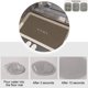 thumbnail image 4 of Tapete de silicona antiadherente para horno | Superficie resistente al calor para hornear y cocinar | Uso en la cocina para galletas, pasteles y masas | Material flexible y reutilizable, 4 of 6