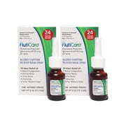 C'rcle FlutiCare Fluticasone Propionate Nasal Spray Allergy Relief 2 Pack, 50 mcg, 120 Sprays Each