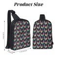 thumbnail image 3 of Rocae Bohemian Chicken for Lightweight Chest Bag Dual Pocket, Waterproof Crossbody Sling Bag for Men and Women, 3 of 8