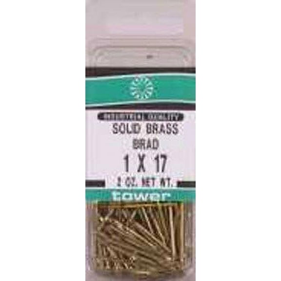 Hillman Brad Nails 1 " Brass 17 Ga Card 2 Oz