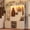 White-59''W, variant on Blotout 59''W Fluted Hall Tree with RGB LED Light, All-in-One Entryway Coat Rack with Shoe Storage Bench, Rounded Corner, Adjustable Shelves, 6 Hooks &2 Umbrella Racks, Freestanding Hallway Organizer