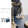 thumbnail image 3 of 6 Pcs Weight Set to Calibrate Scale Balance Steel Kit, 3 of 8