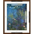 thumbnail image 5 of Art.com Nympheas, 1914-17 Giclee Print by Claude Monet, Brown Frame Wall Art, 17" x 21", 5 of 5